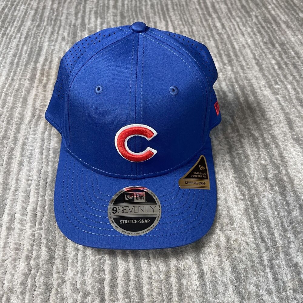 Chicago Cubs Hat Cap Snap Back Mens One Size Blue MLB Baseball 9SEVENTY New Era